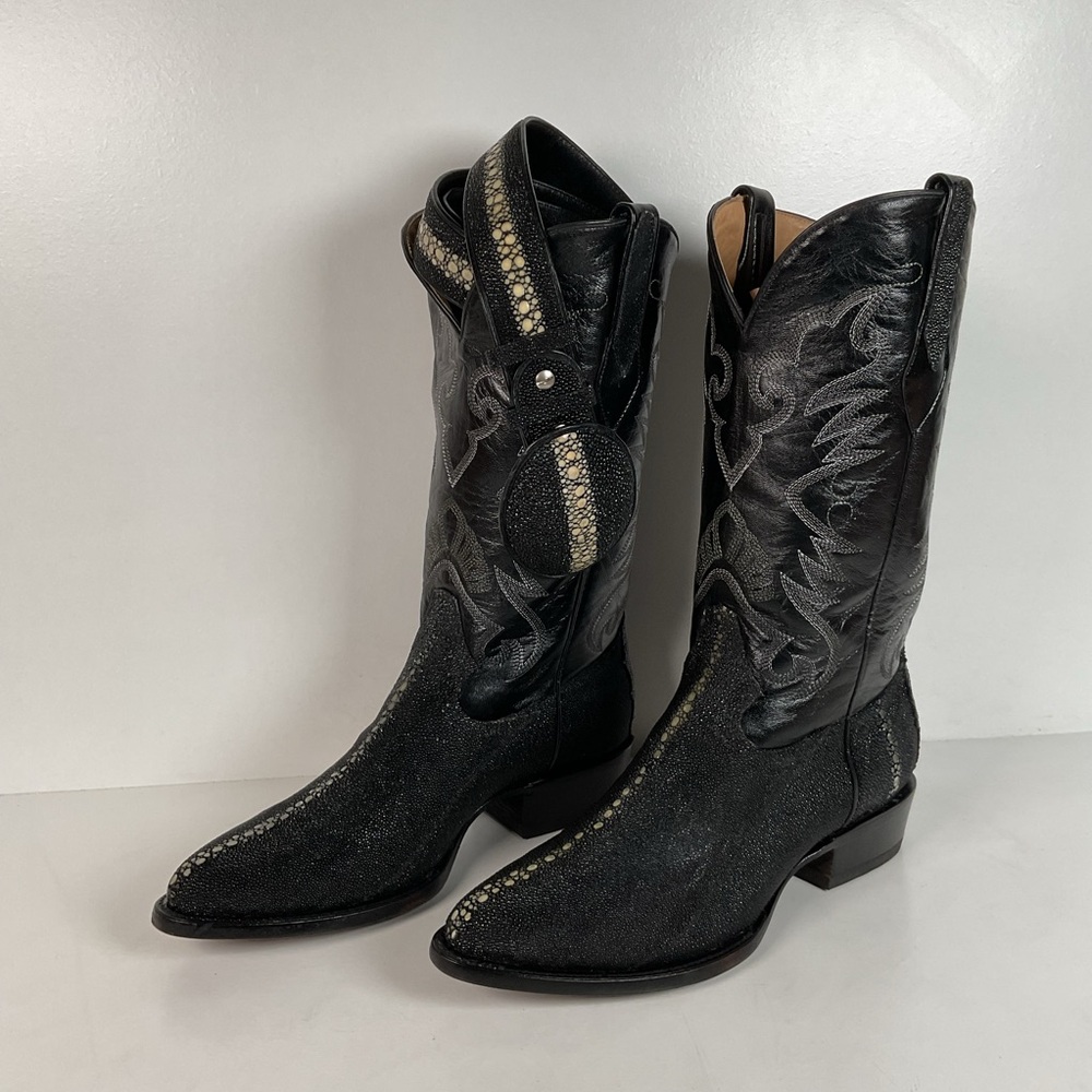 Sea Stingray Cowboy Boots | La Nacional | Matching Belt | Exotic | Men’s 9.5
